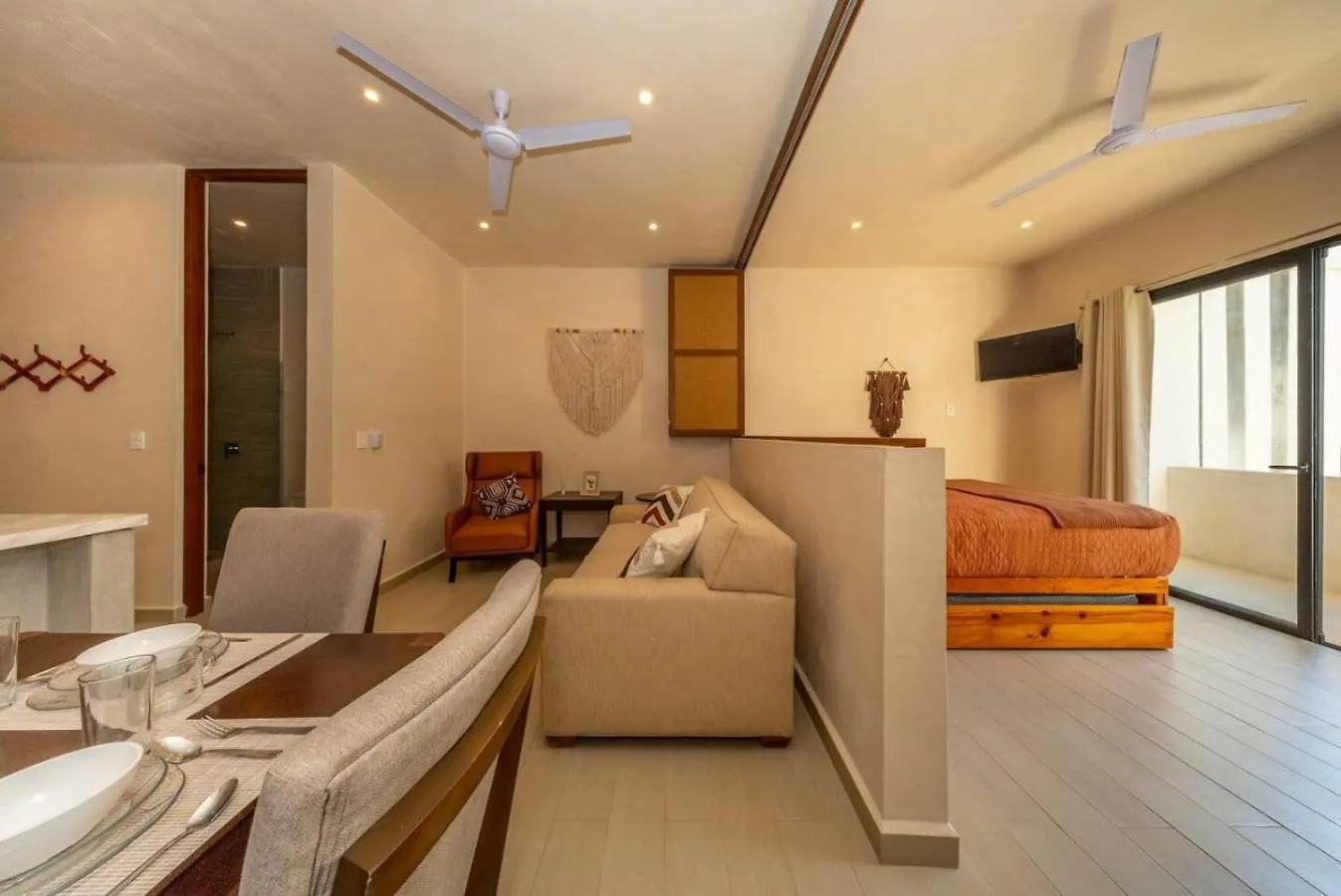 Apartment 1 Bedroom With Rooftop Pool In Tulum Jungle At Paraiso