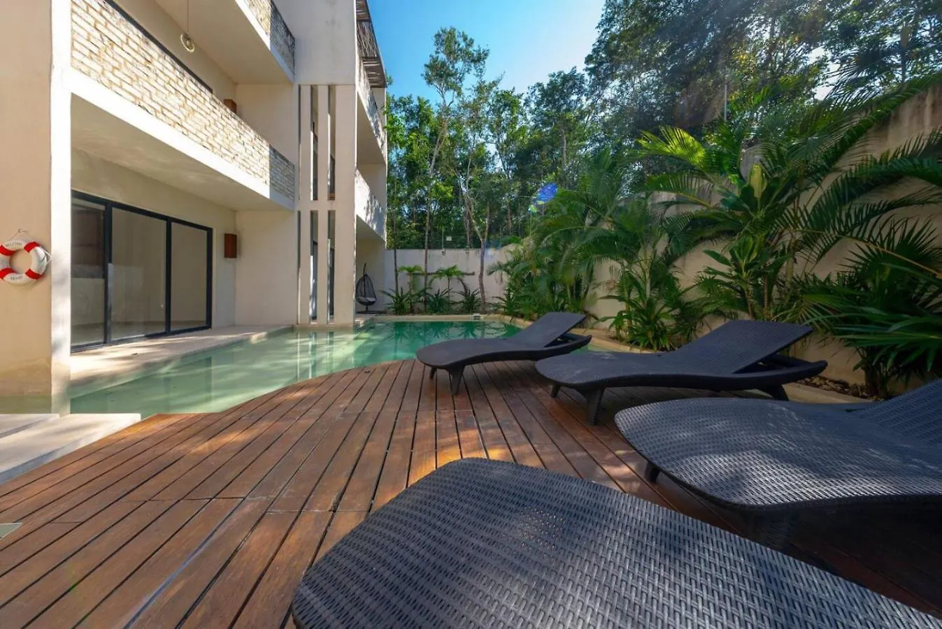 Apartman 1 Bedroom With Rooftop Pool In Tulum Jungle At Paraiso Mexikó